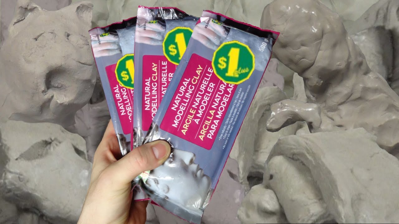 Faire une sculpture avec de l’argile du DOLLARAMA