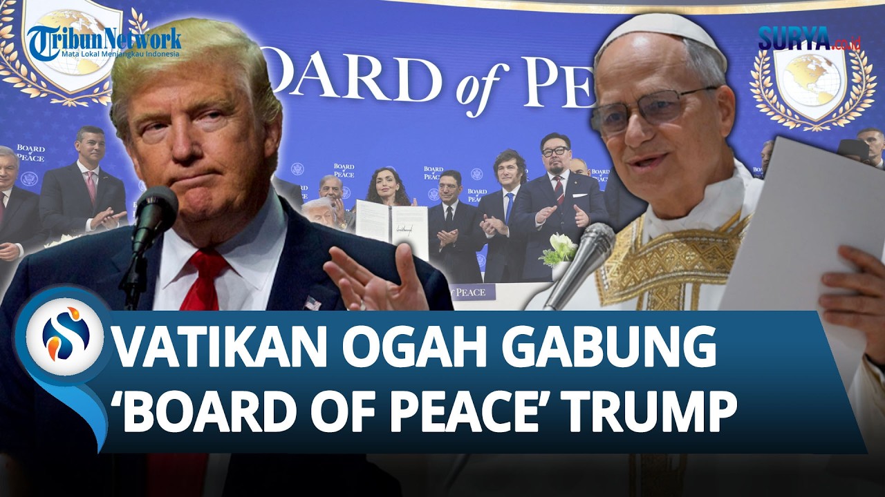 DITOLAK MENTAH-MENTAH! Vatikan Ogah Gabung ke Board of Peace, Ternyata Khawatir soal Ini!