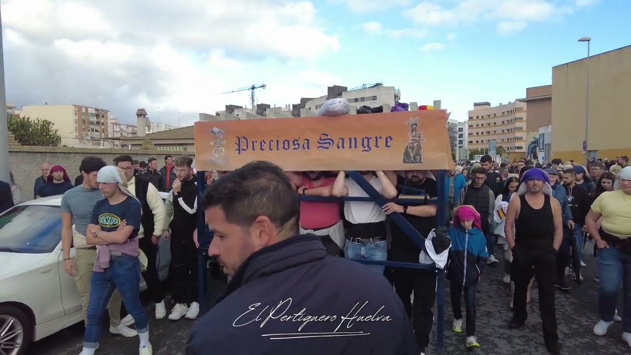 Ensayo de Preciosa Sangre con la Banda de CCTT Expiración “Salud y Esperanza” Huelva 2024 4K