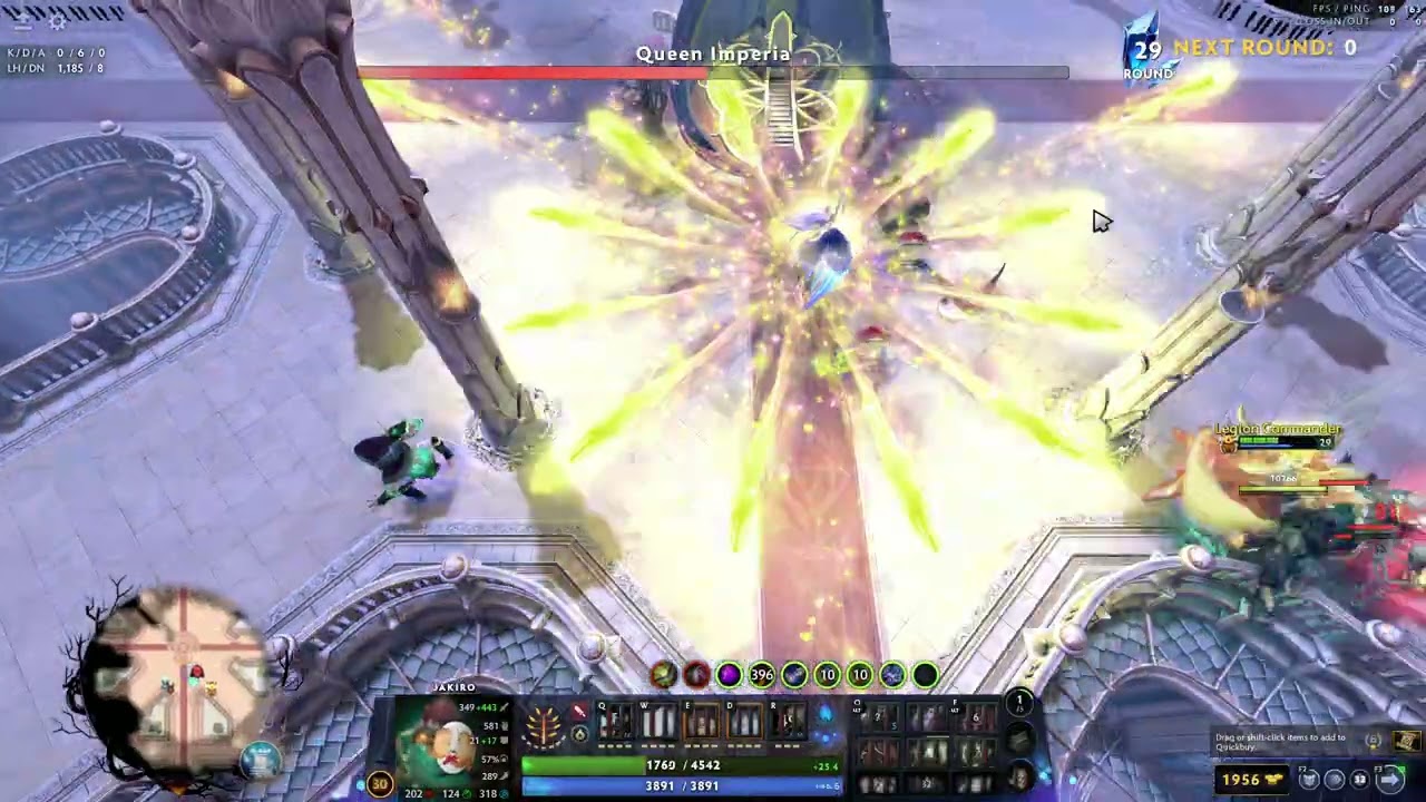 DOTA BOSS FIGHTS: Aghanim's Abyss - Queen Imperia - DOTA 2 ARCADE