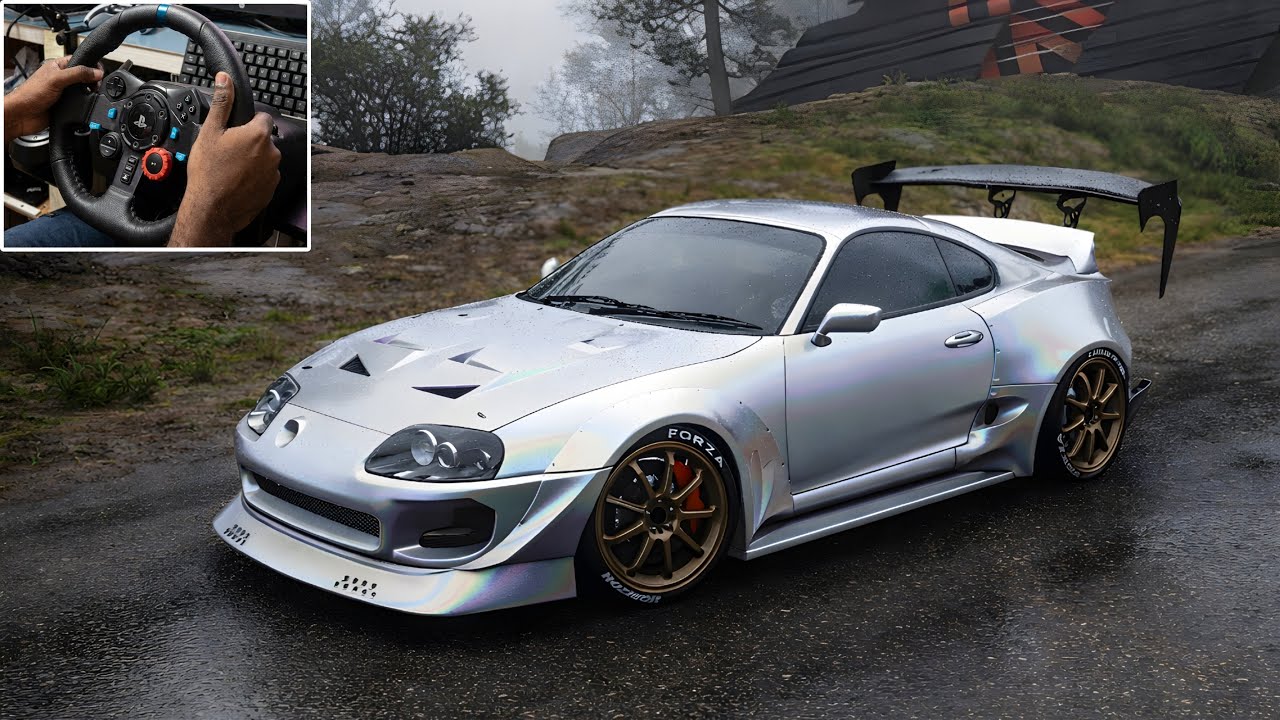 1200HP Toyota Supra MK4 - Forza Horizon 5 | Logitech G29 gameplay