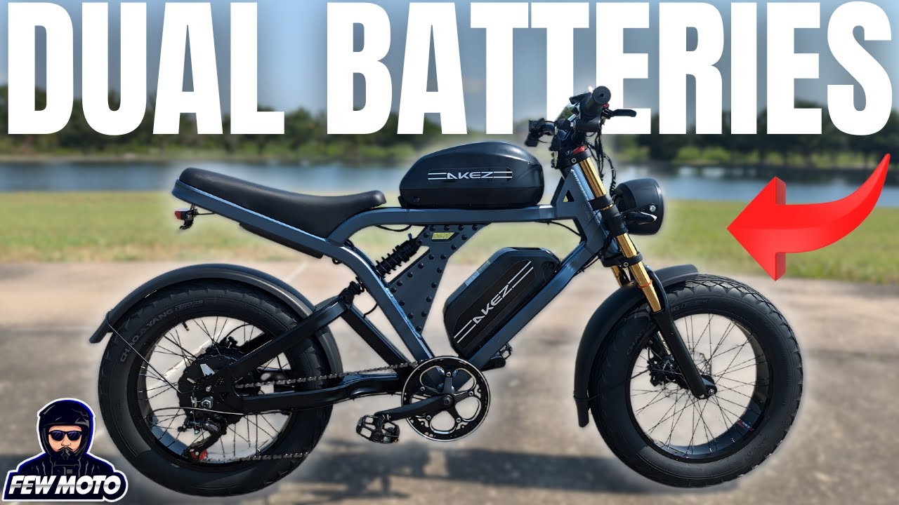 AKEZ King Kong Review: The Best NEW Dual Battery Moped Style EBike?