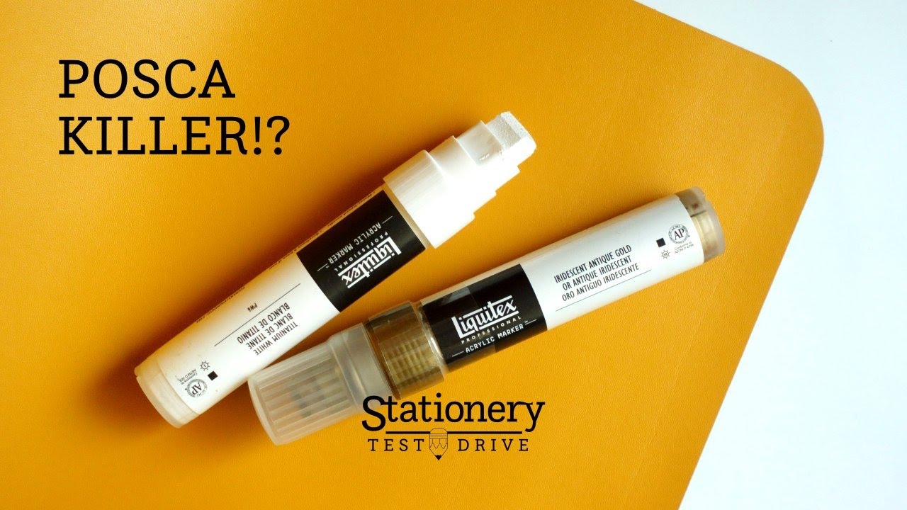 Liquitex Acrylic Paint Markers - Best Posca Alternative? - Stationery Test Drive