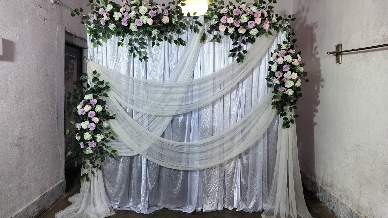 New Stage Decoration Ideas 2026 | Flower Decoration Ideas at Home | Stage Decoration Ideas 