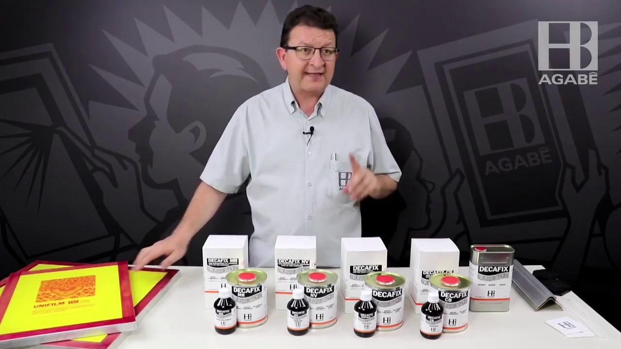 Linha DECAFIX | Adesivos para colagem do tecido em todos os tipos de quadros serigráficos