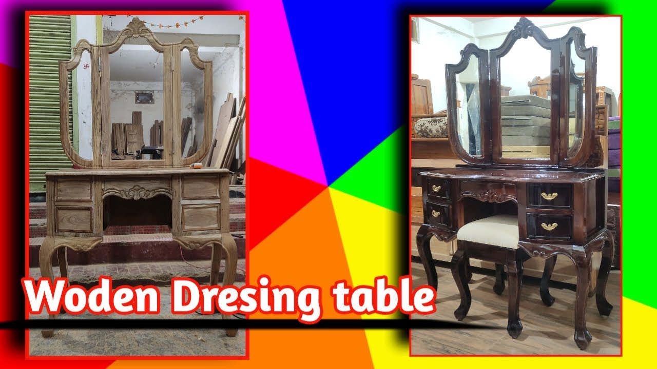 🛠️ Handmade Kathor Dressing Table | Complete Furniture Work