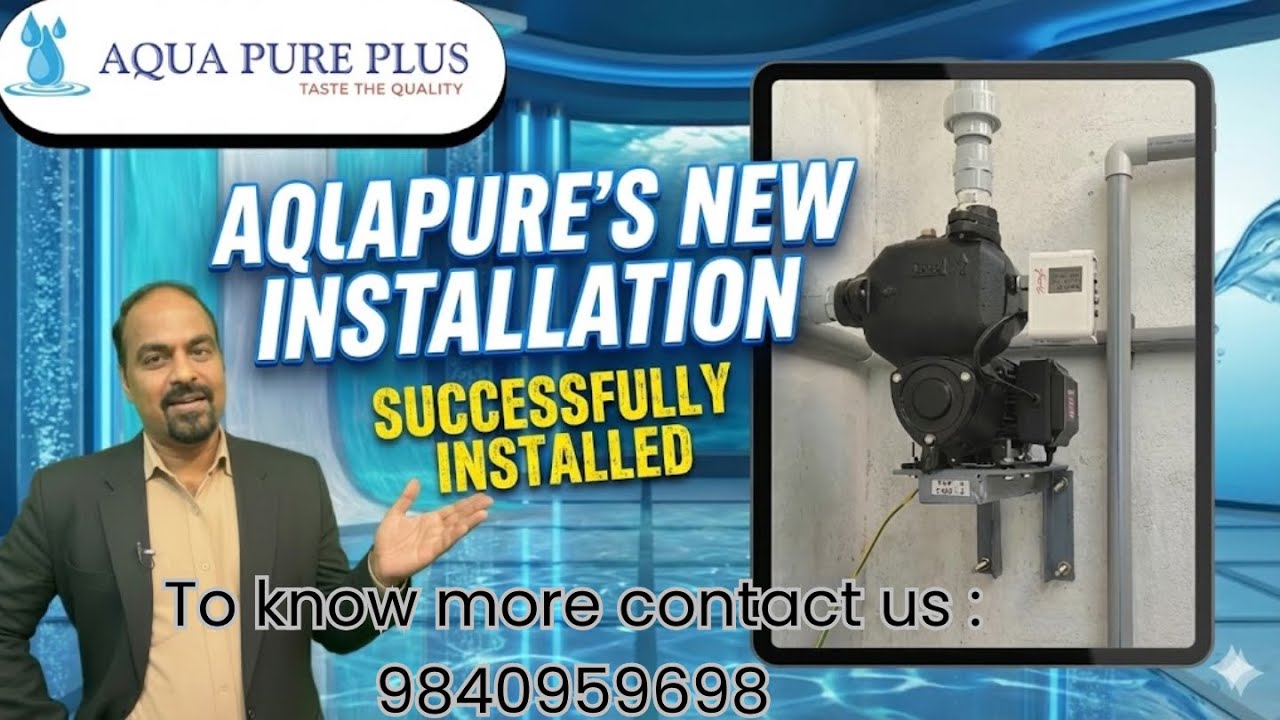 Clean Water Begins Here – Aquapure Installed Successfully 