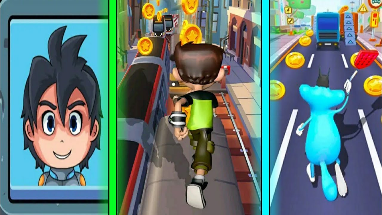 Ben Hero Run VS Knight Jumper VS Oggy & Cafards Endless Runner Gameplay