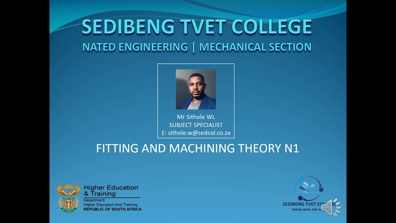 LESSON 1 Health And Safety - Fitting And Machining N1
