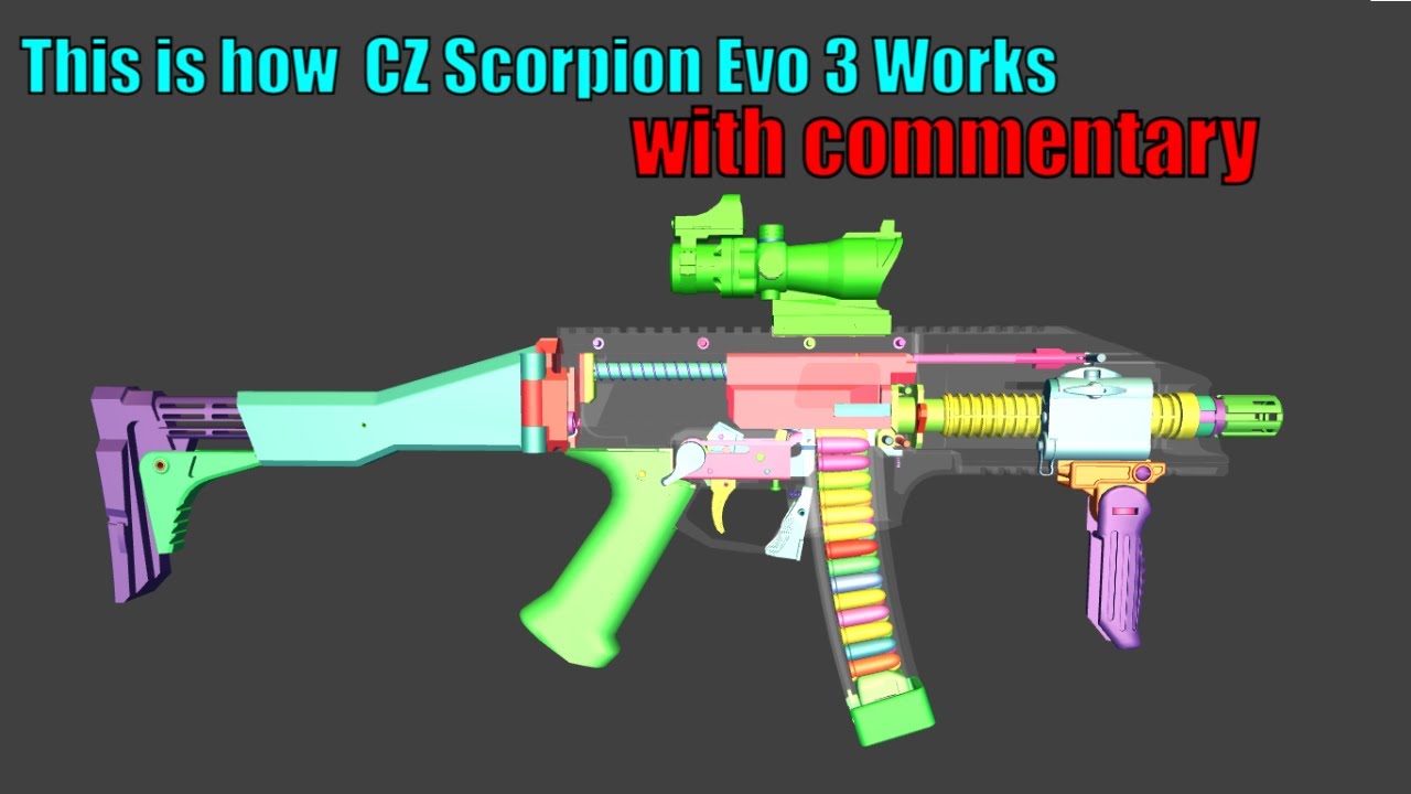 Вот как работает CZ Scorpion Evo 3 | WOG | с комментариями
