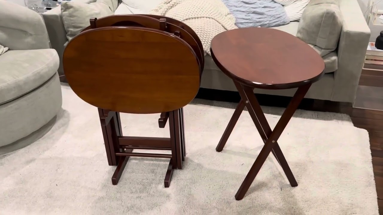 Unboxing & Assembling the Winsome Tray Table Set (Amazon Furniture Build)