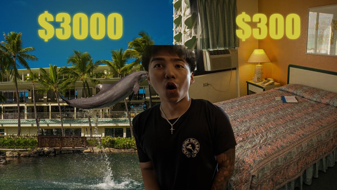 $300 hotel vs $3000 RESORT in HAWAII!