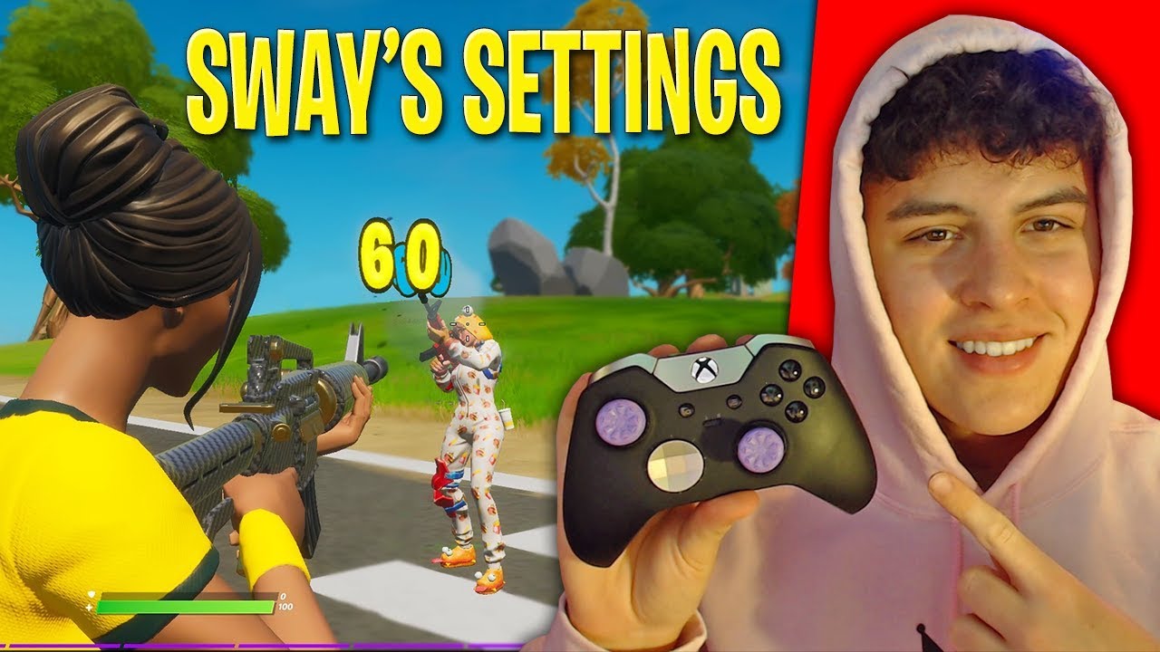 I Tried FaZe Sways Fortnite Settings and this happened.. (controller aimbot) | Kybo
