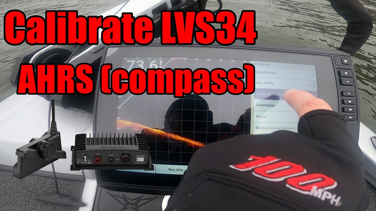 Calibrate Garmin Livescope compass