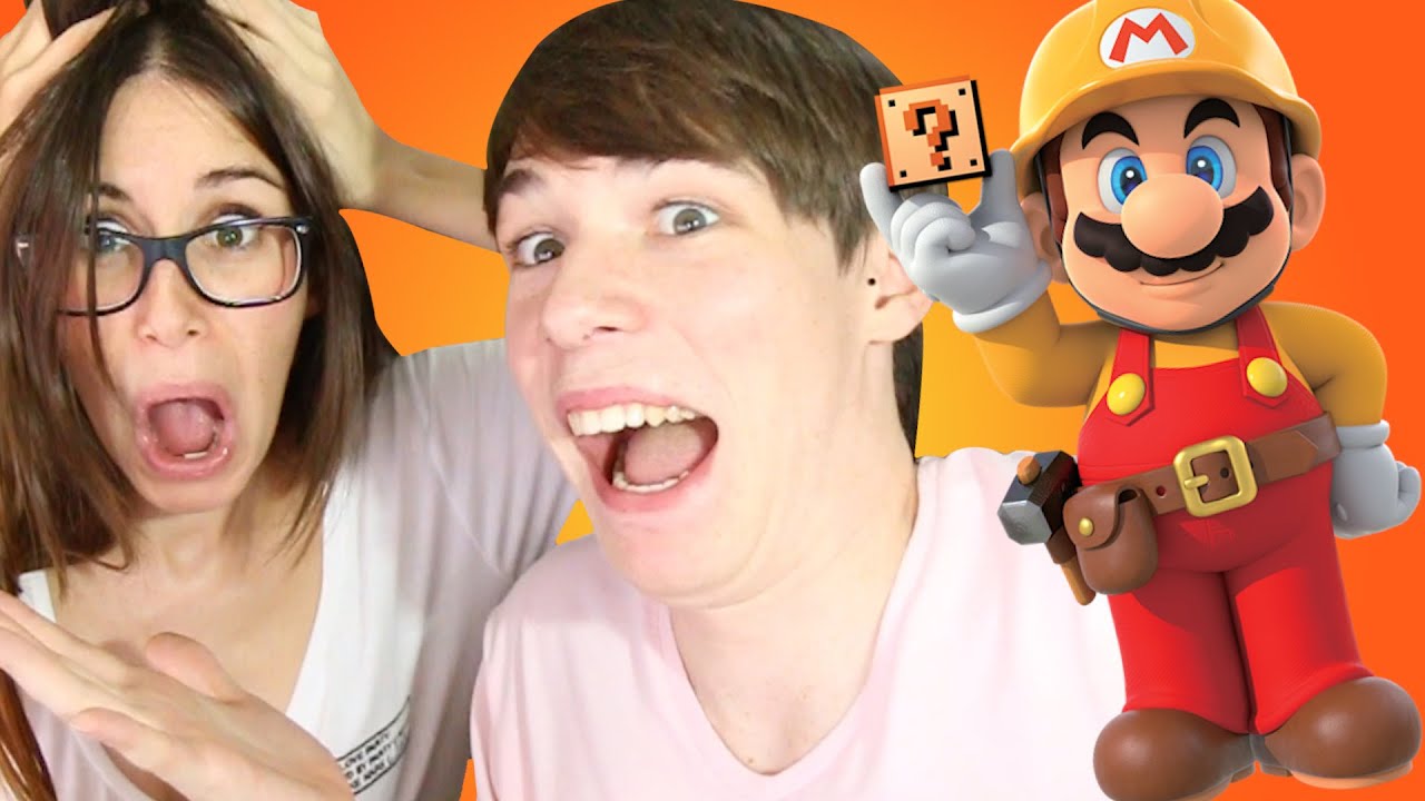 SACANDO DE QUICIO A MI HERMANA | Super Mario Maker