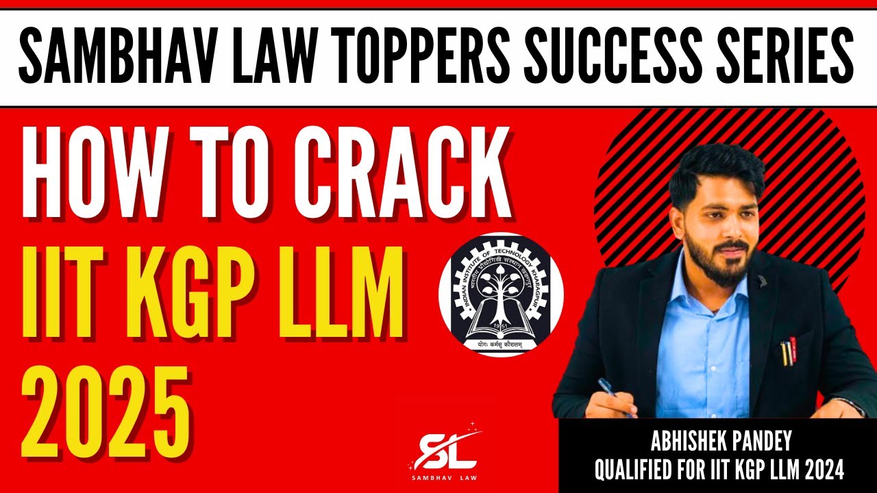 How I cracked IIT KGP LLM 2025 (IPR) Exam - An Interview  IIT KGP LLM 2025 Student| IIT KGP 2025