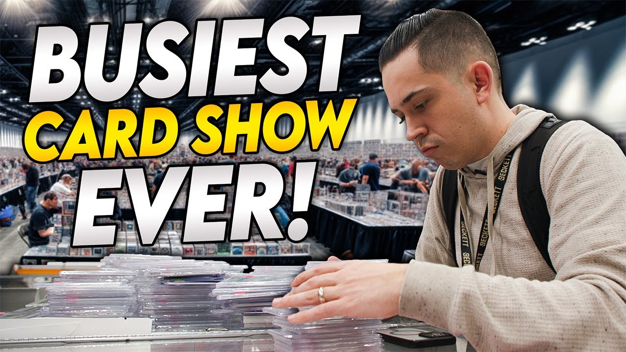 Buying For 8+ Hours At The BUSIEST Dallas Card Show EVER 🤯 *HUGE DEALS*