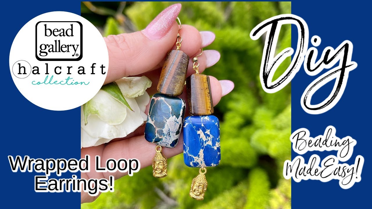 Easy Wire Wrap Loop Earrings. Jewelry Making Tips, Tricks, And Hacks! Beaded Jewelry Made Easy!