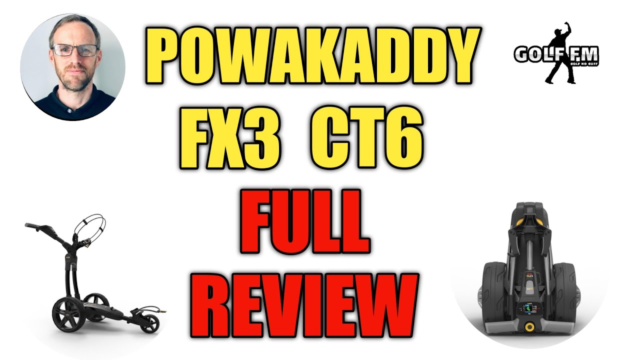 Электротележки для гольфа POWAKADDY FX3 и CT6, полный обзор 2021 года