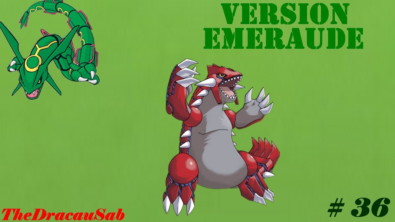 POKEMON EMERAUDE # 36 - Capture de GROUDON !