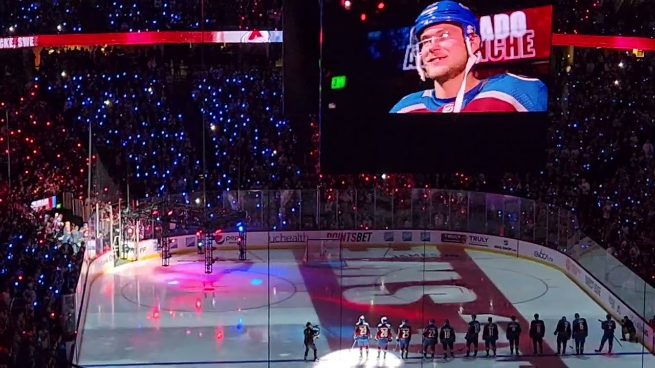 Colorado Avalanche - Full 22-23 team roster introductions - Opening night - Ball Arena - 10/12/22