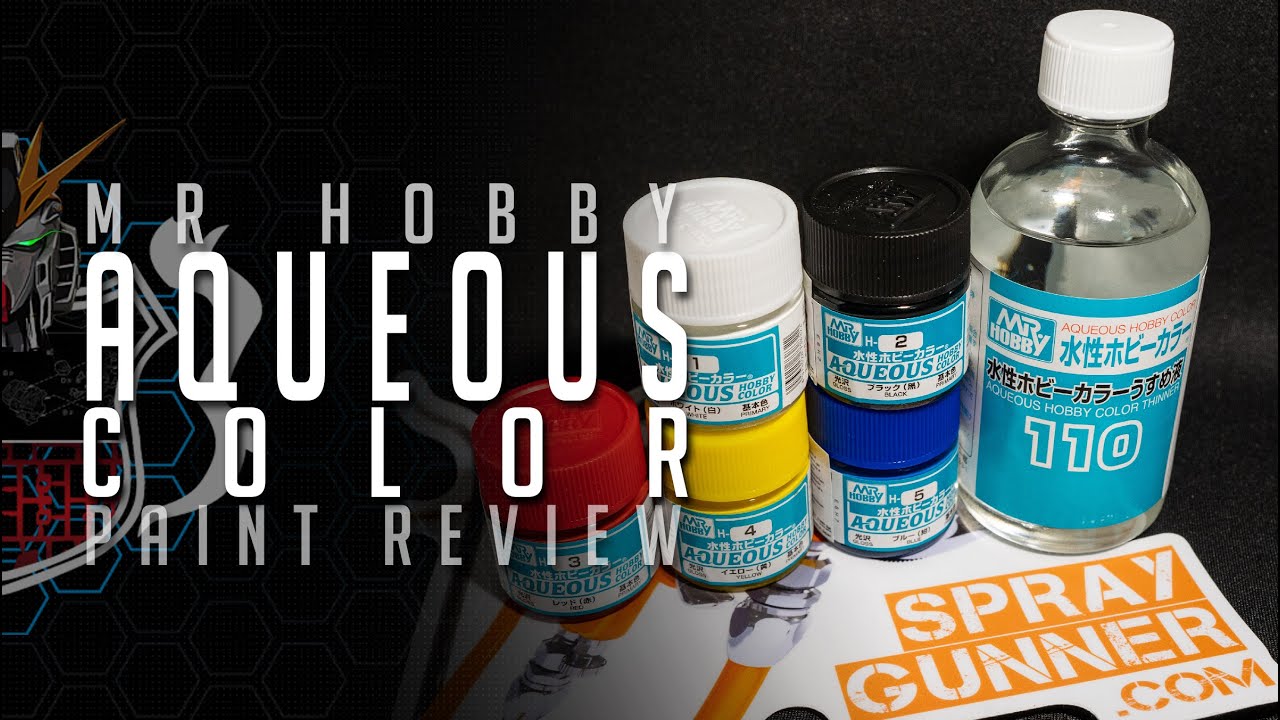 New Acrylics for your Gunpla!!! Mr Hobby Aqueous | Paint Review