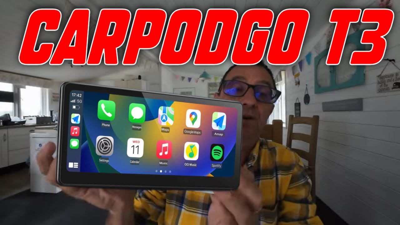 2024 CarpodGo T3 Pro 60FPS Carplay / Android Auto Display Screen