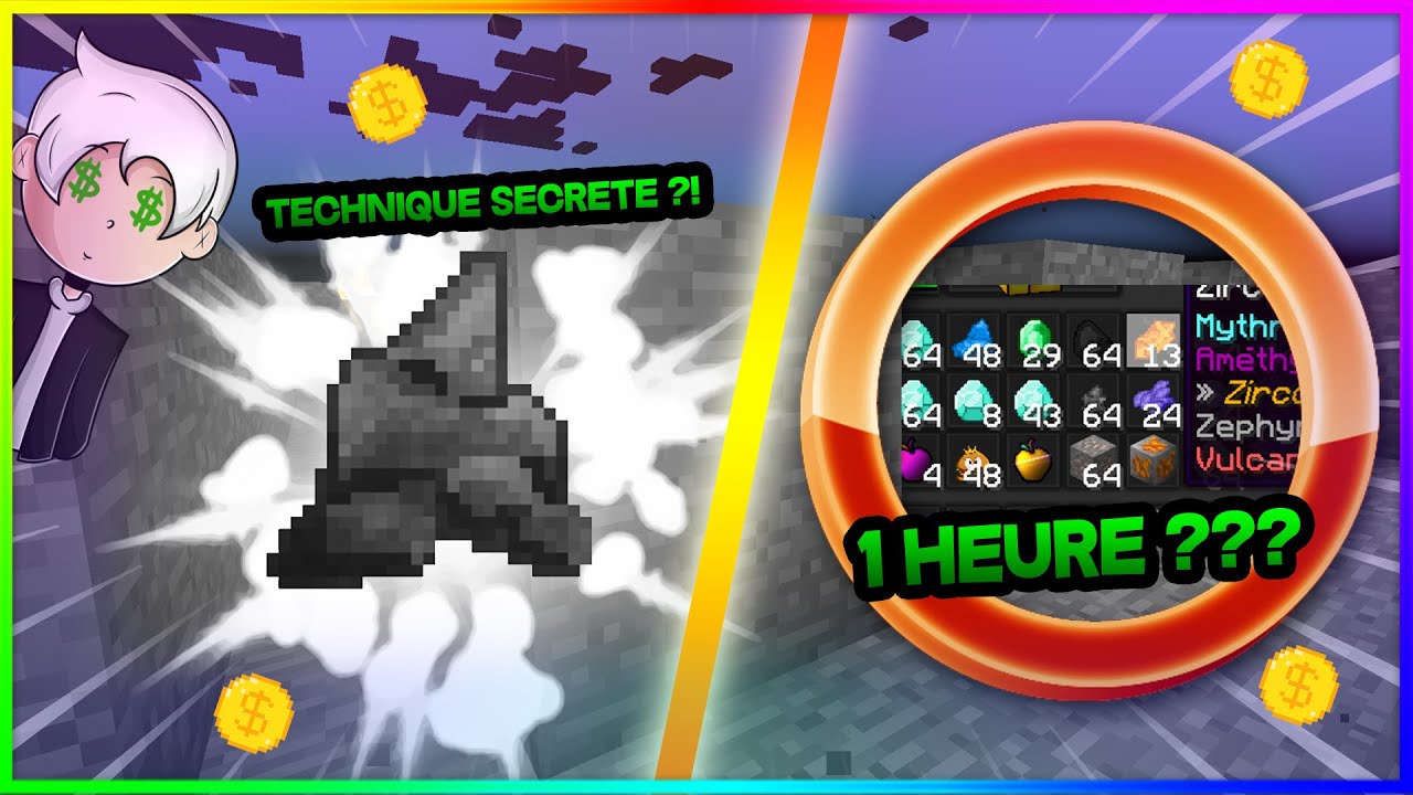 LA MEILLEUR TECHNIQUE POUR SE FAIRE BEAUCOUP DE MINERAIS ET D'ARGENT SUR ZEPHIRMC ?!