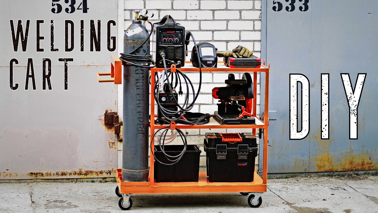 Building a Welding Cart for Dual Gas Cylinders