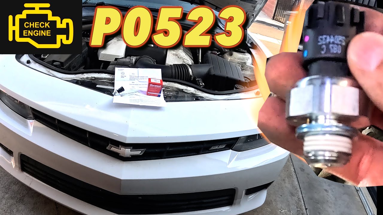 How to Fix PO523 Oil Pressure switch on 2010 to 2015 Camaro SS