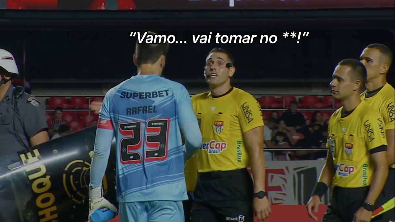 Leitura labial POLÊMICA de São Paulo x Santos! Árbitro até 
