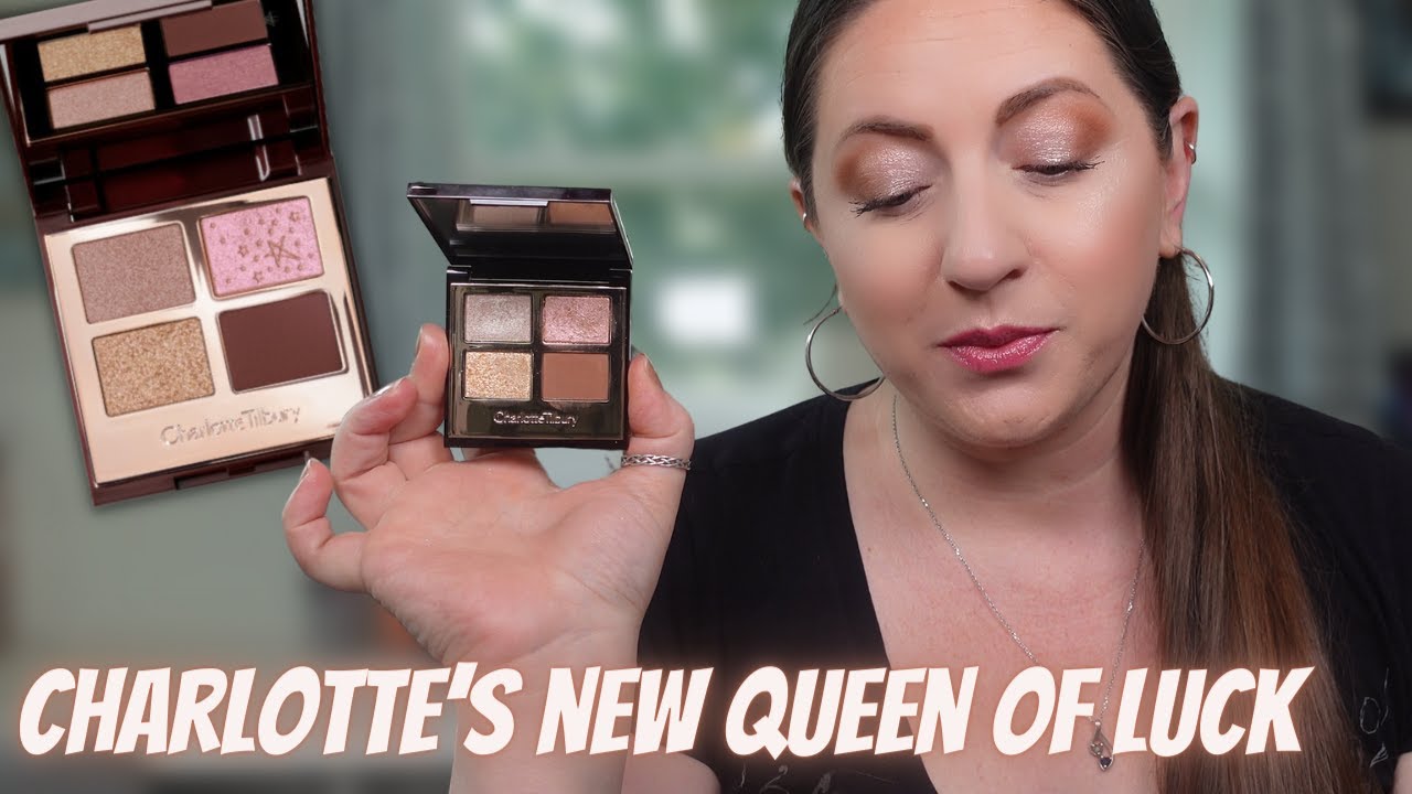 NEW Charlotte Tilbury Queen of Luck Quad & My First Time Testing Her Shadows