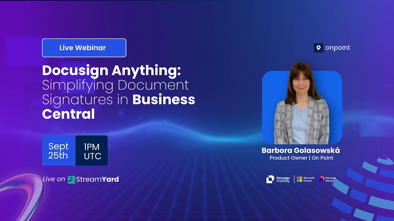 Docusign Anything: Simplifying Document Signatures in Business Central