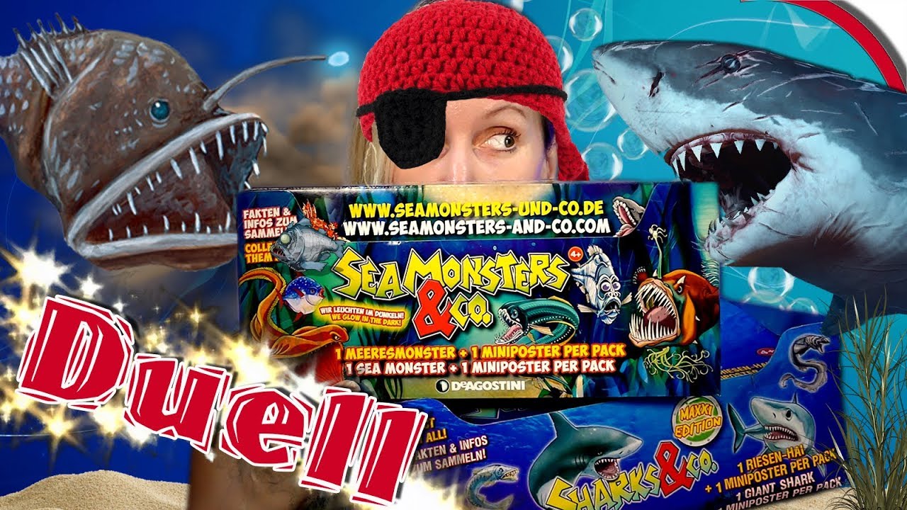 SHARKS vs. SEAMONSTERS & CO Das Monsterduell 🦈 Figuren Unboxing DeAgostini