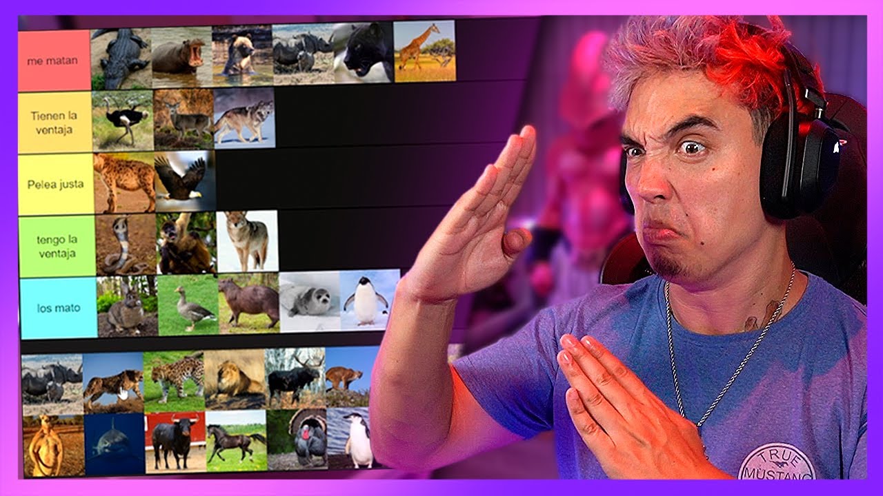 LISTA DE ANIMALES QUE PASTY PUEDE DERROTAR (SEGUN EL) 🦍 | TIER LIST