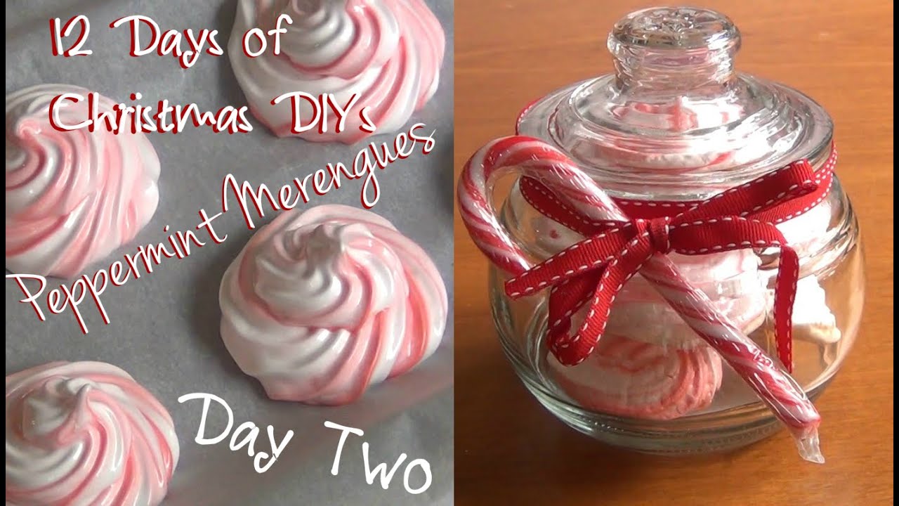 Peppermint Merengues &hearts; 12 Days of Christmas DIYs 2014 - DAY TWO