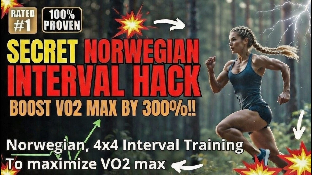 Норвежский, интервальный тренировочный стиль 4х4 для максимизации VO2 max