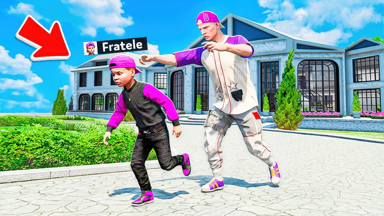 L-AM dat AFARA pe FRATELE meu MIC din CASA in GTA 5! 🏠😢
