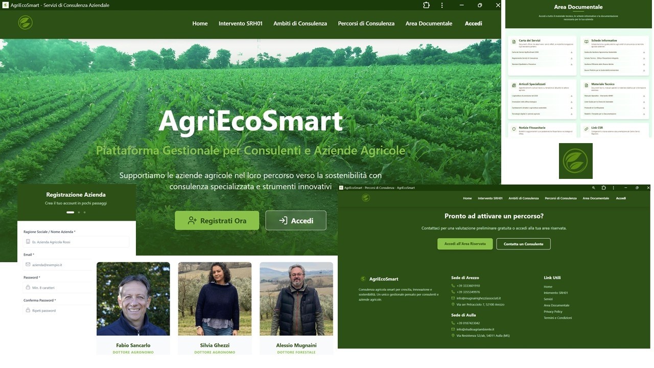 Progetto AgriEcoSmart - Intervento SRH01 Erogazione di Servizi di Consulenza CSR Toscana 2023/2027.