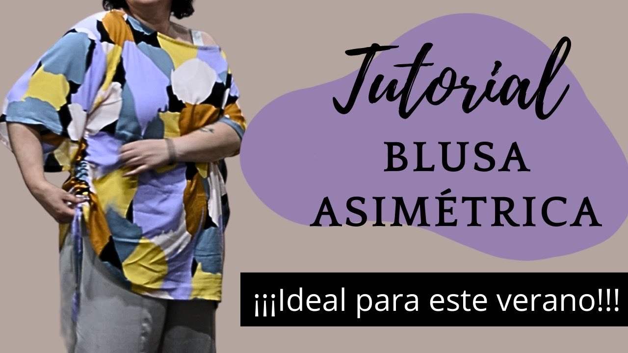 Tutorial blusa asimétrica