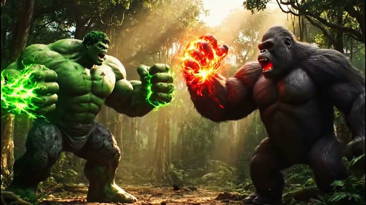 KING KONG vs VENOM RAGE HULK | Jungle Destruction Fight | Full Movie Scene