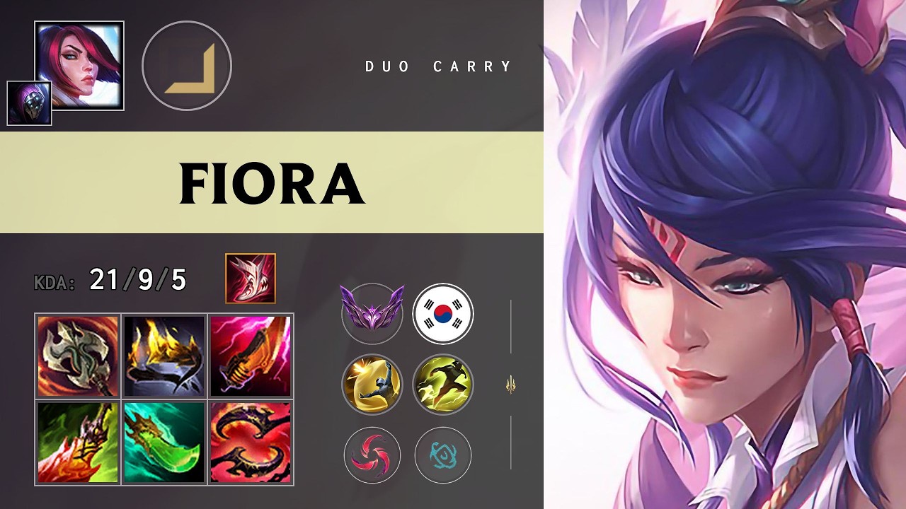 Fiora ADC vs Aphelios - KR Master Patch 26.14