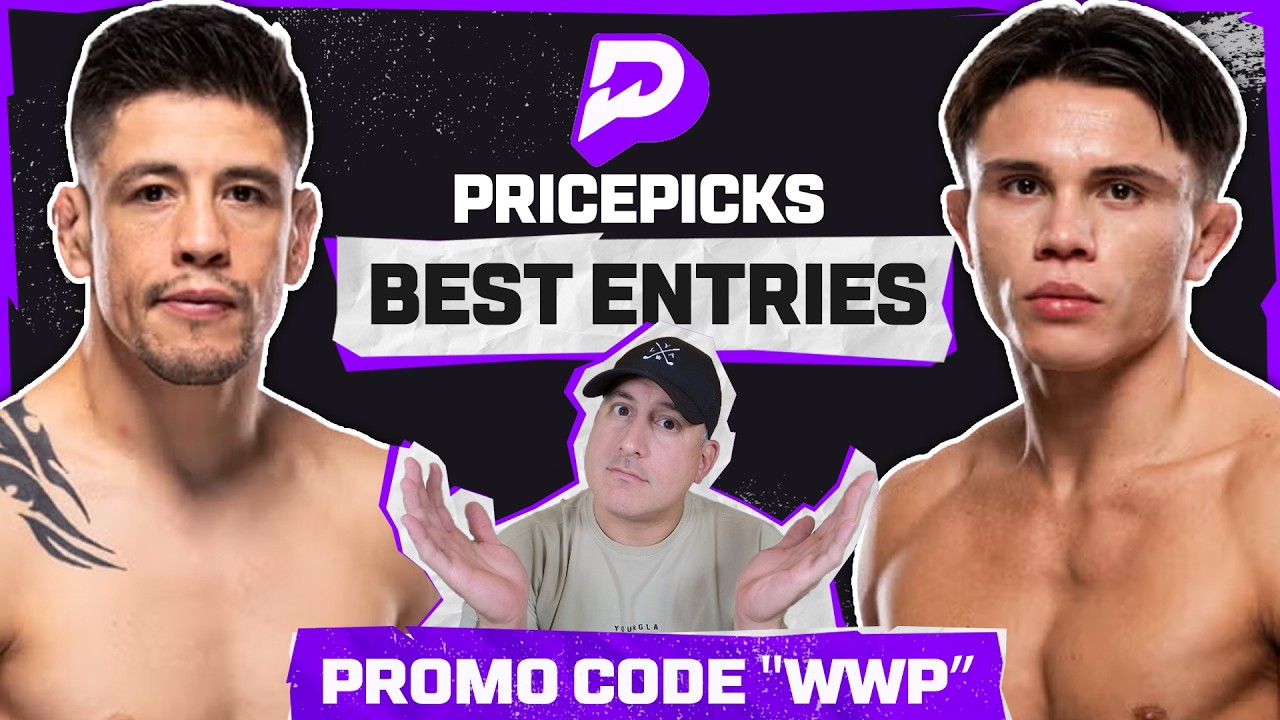 PRIZEPICKS Entry for UFC Mexico: Moreno vs. Kavanagh