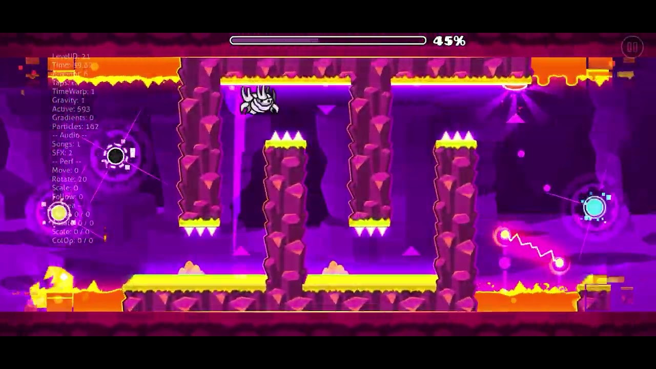 My first vid of geometry dash!!!!!!