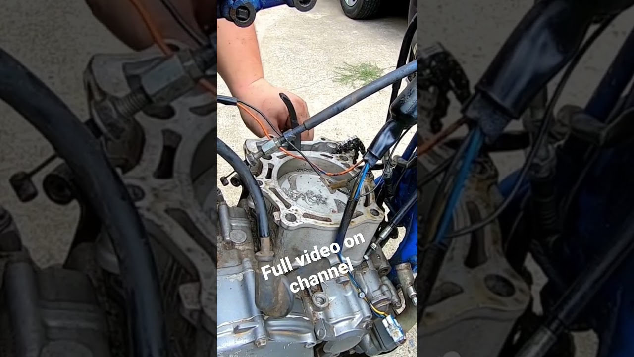 YZ 426F 550 долларов США выпал клапан после свежего ремонта