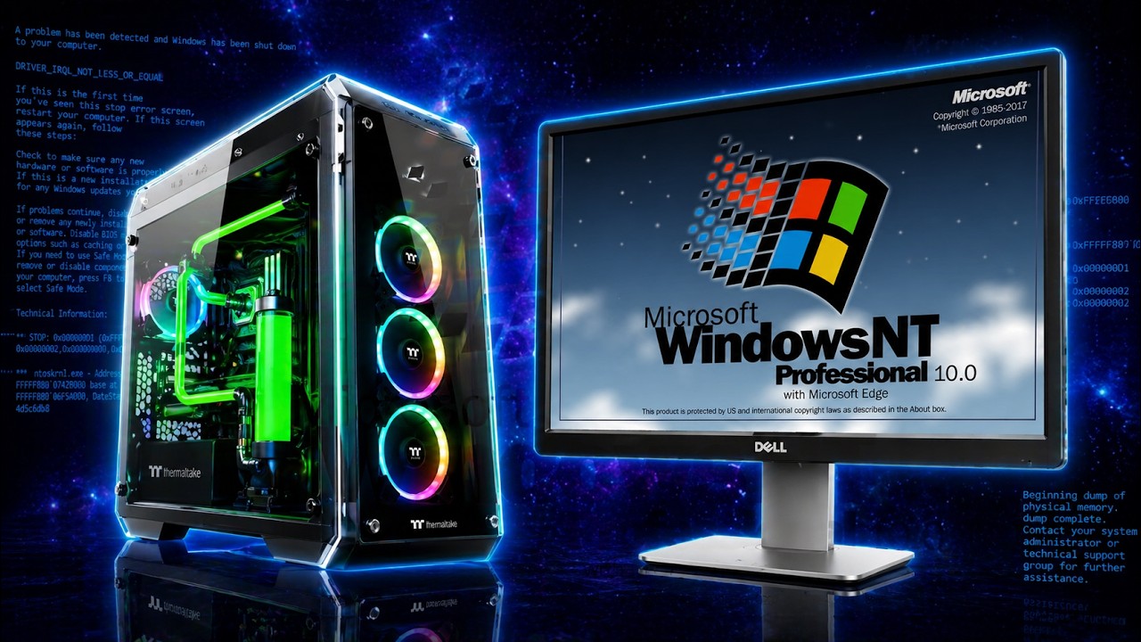 Установится ли Windows NT 4.0 на Настоящий Современный ПК в 2026?