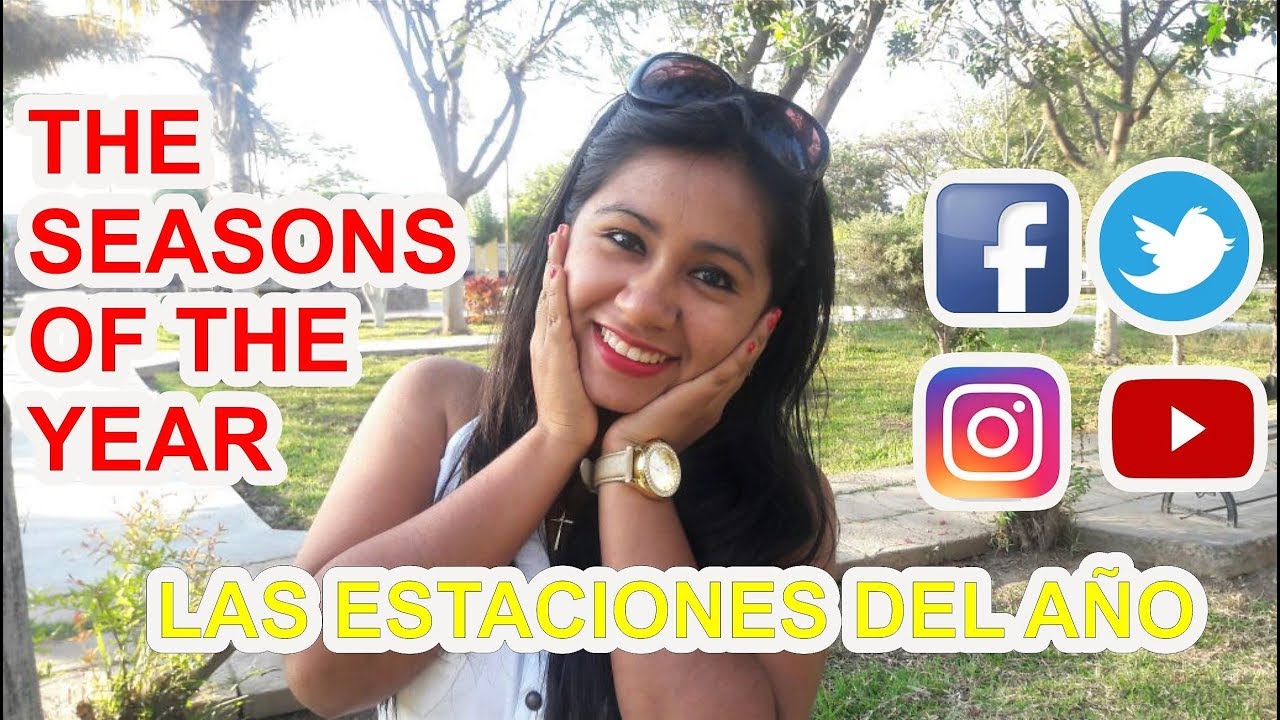 🚀THE 4 SEASONS OF THE YEAR🚀Las estaciones del año en Inglés 😎 #EasyEnglishTv