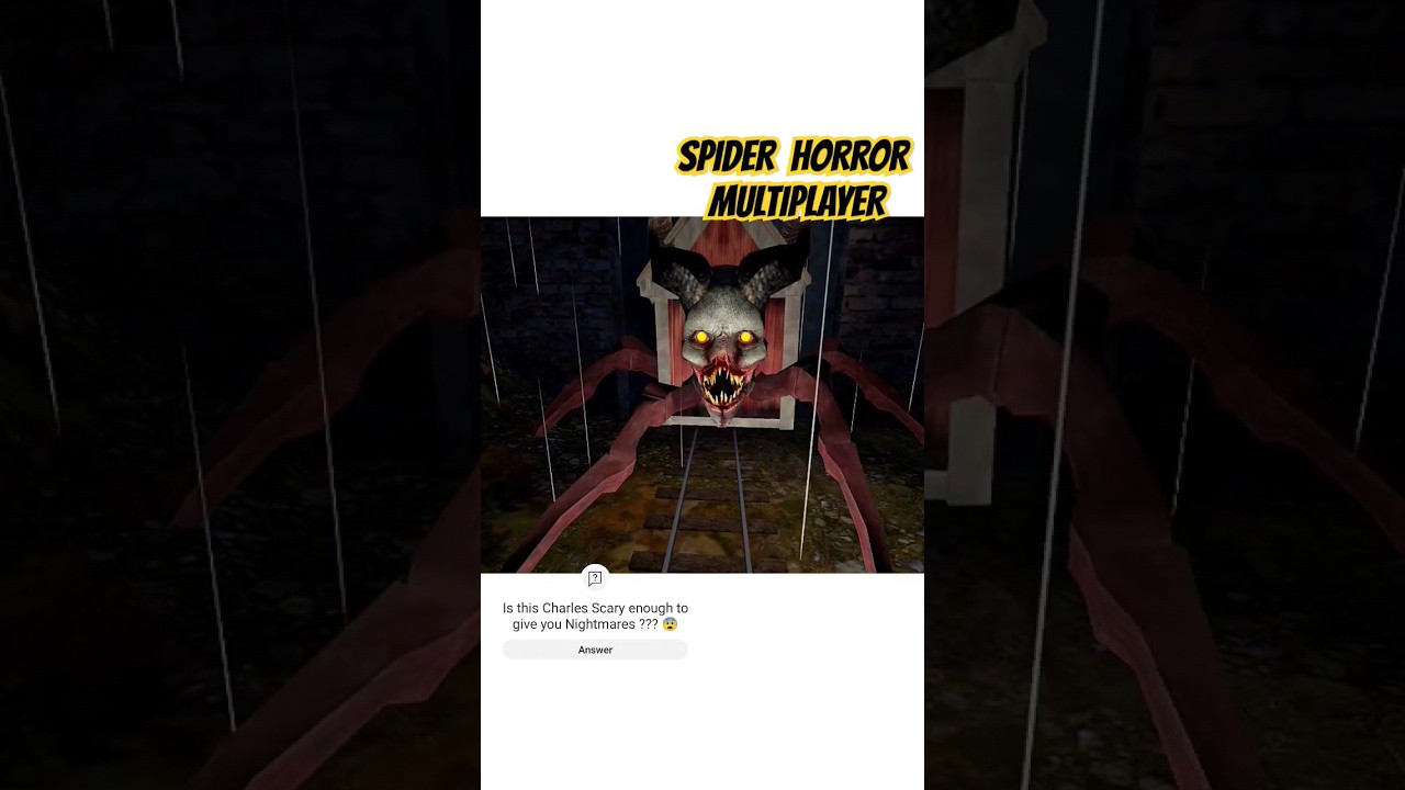 Spider Horror Multiplayer | Choo Choo Charles | Horror Game | Survival | #geekyshortz#ytshorts#viral