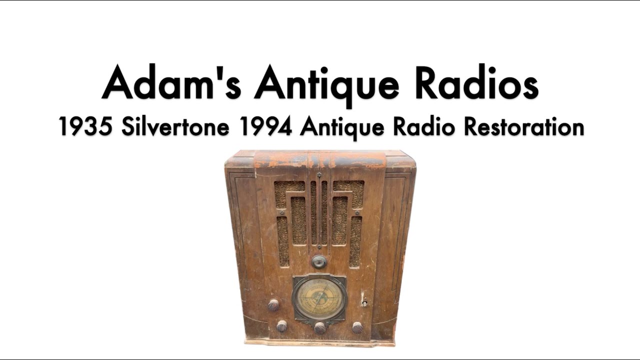 1935 Silvertone Model 1994 Antique Radio Restoration