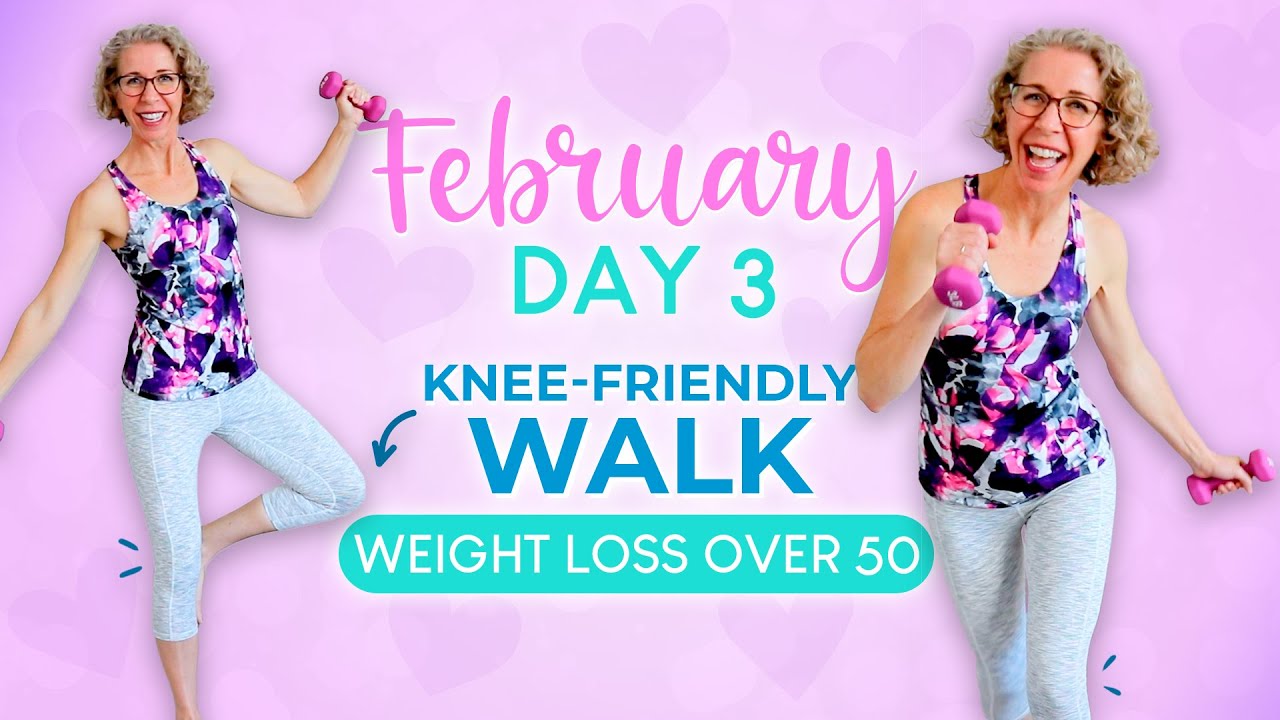 Knee Friendly WALK with WEIGHTS to Get Trim + Toned 💕 Pahla B Fitness